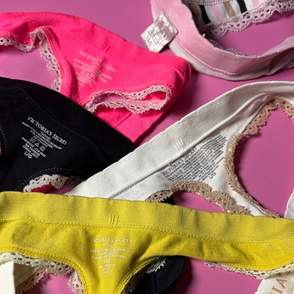 Victoria's Secret Polka Dot and Striped Panty Collection - Picture 8 of 8